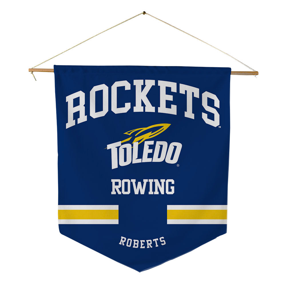 Toledo - NCAA Women's Rowing : Makayla Roberts - Pennant - 18" x 21"-0