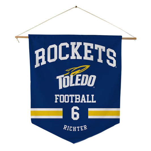 Toledo - NCAA Football : John Alan Richter - Pennant - 18" x 21"-0