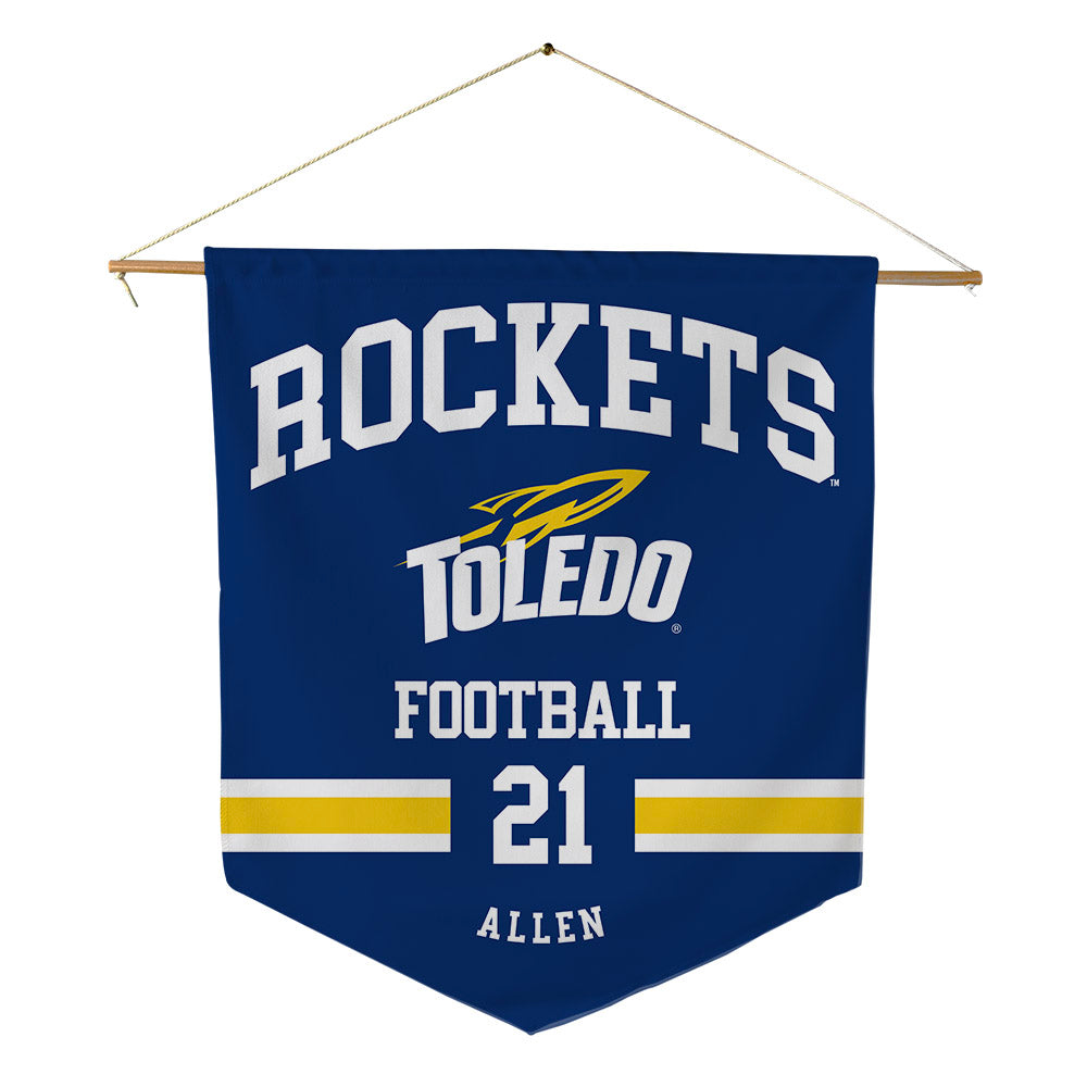 Toledo - NCAA Football : Julian Allen - Pennant - 18" x 21"-0