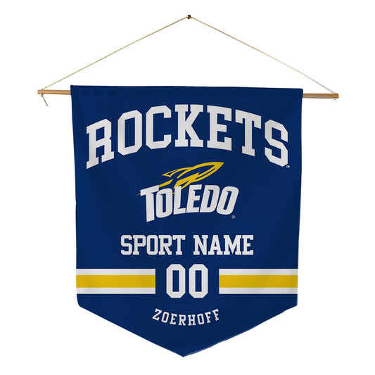 Toledo - NCAA Women's Soccer : Ella Zoerhoff - Pennant - 18" x 21"-0