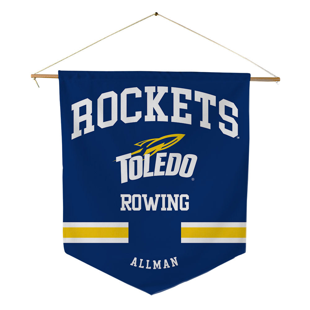 Toledo - NCAA Women's Rowing : Sarah Allman - Pennant - 18" x 21"-0