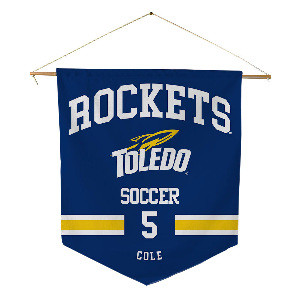 Toledo - NCAA Women's Soccer : Cameron Cole - Pennant - 18" x 21"-0