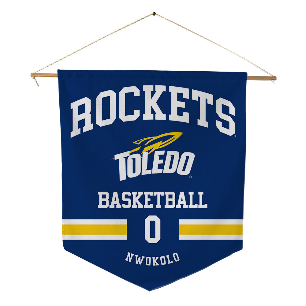 Toledo - NCAA Men's Basketball : Toby Nwokolo - Pennant - 18" x 21"-0
