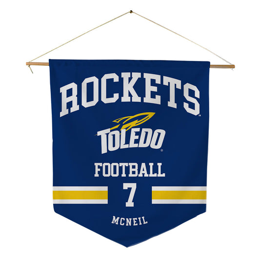 Toledo - NCAA Football : Emmanuel McNeil - Pennant - 18" x 21"-0