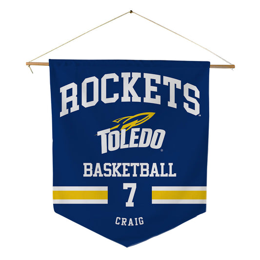 Toledo - NCAA Men's Basketball : Sean Craig - Pennant - 18" x 21"-0