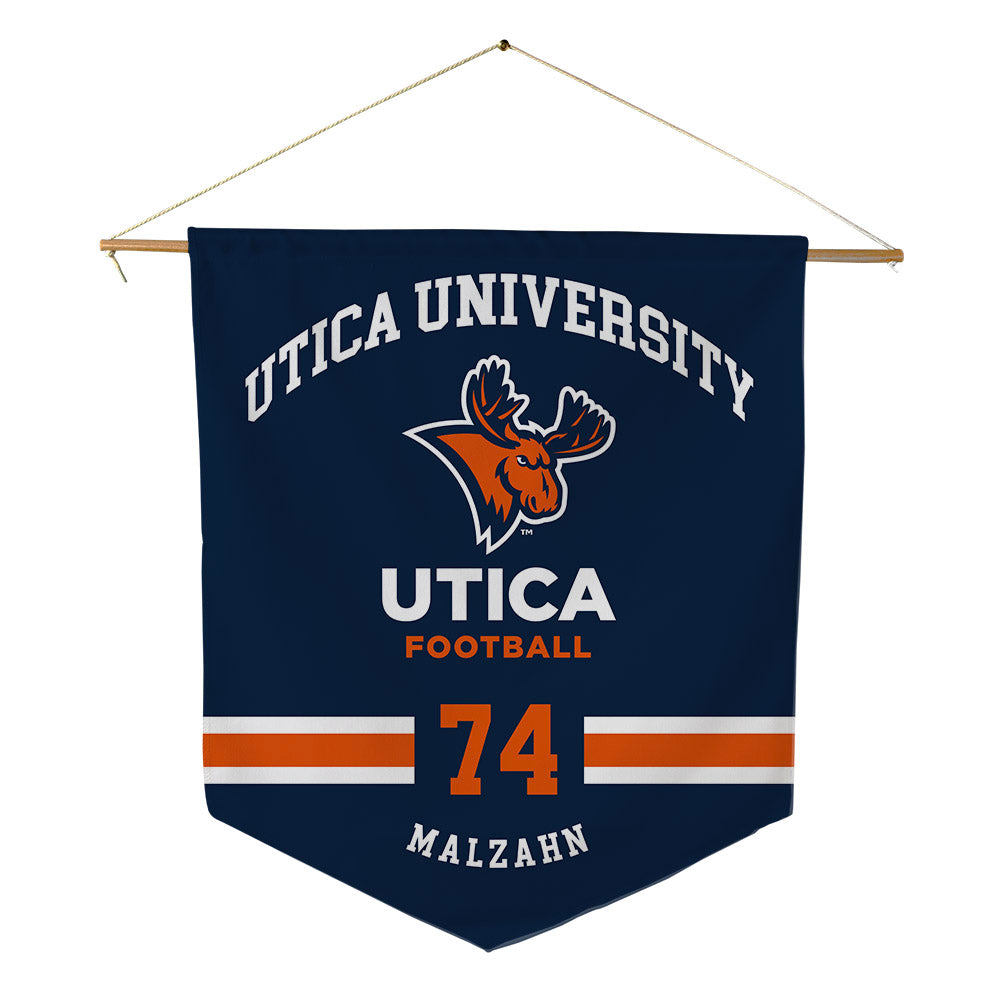 Utica - NCAA Football : Michael Malzahn - Pennant - 18" x 21"-0