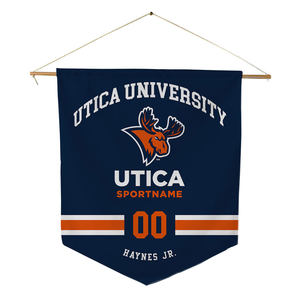 Utica - NCAA Football : Fred Haynes Jr. - Pennant - 18" x 21"-0