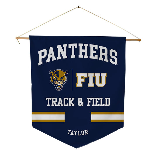FIU - NCAA Women's Track & Field : Qualiyyah Taylor - Pennant - 18" x 21"-0