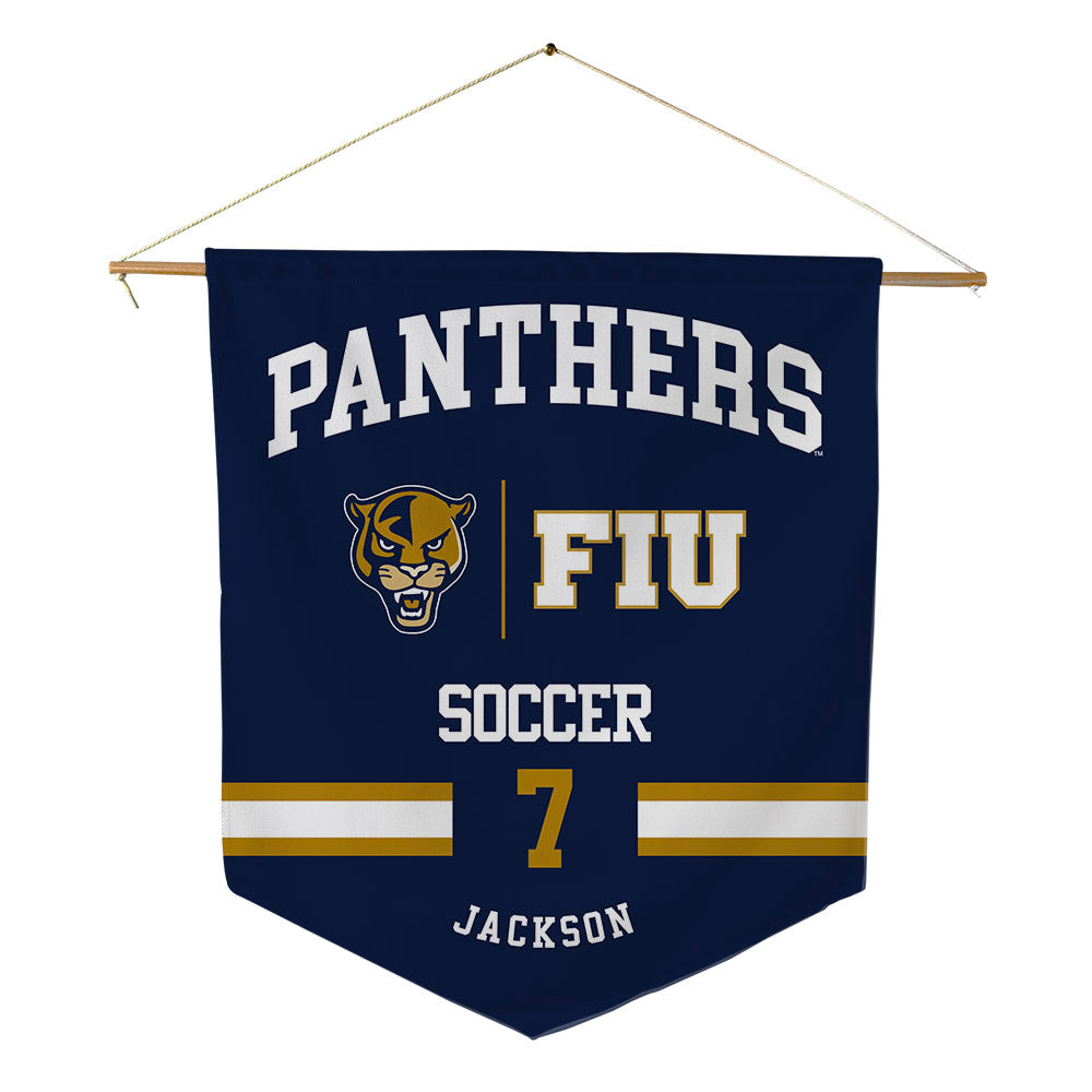 FIU - NCAA Women's Soccer : Zora Jackson - Pennant - 18" x 21"-0