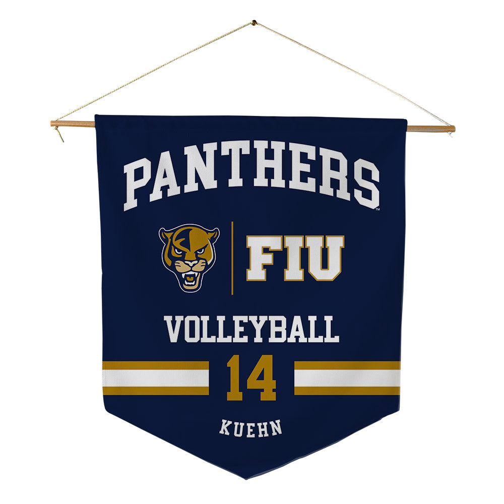 FIU - NCAA Women's Volleyball : Kate Kuehn - Pennant - 18" x 21"-0