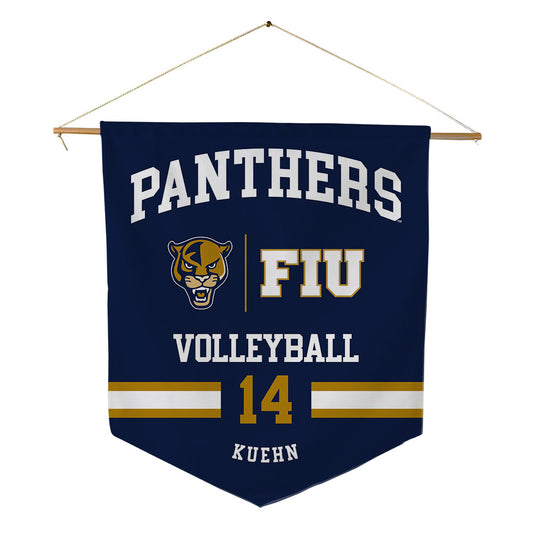 FIU - NCAA Women's Volleyball : Kate Kuehn - Pennant - 18" x 21"-0