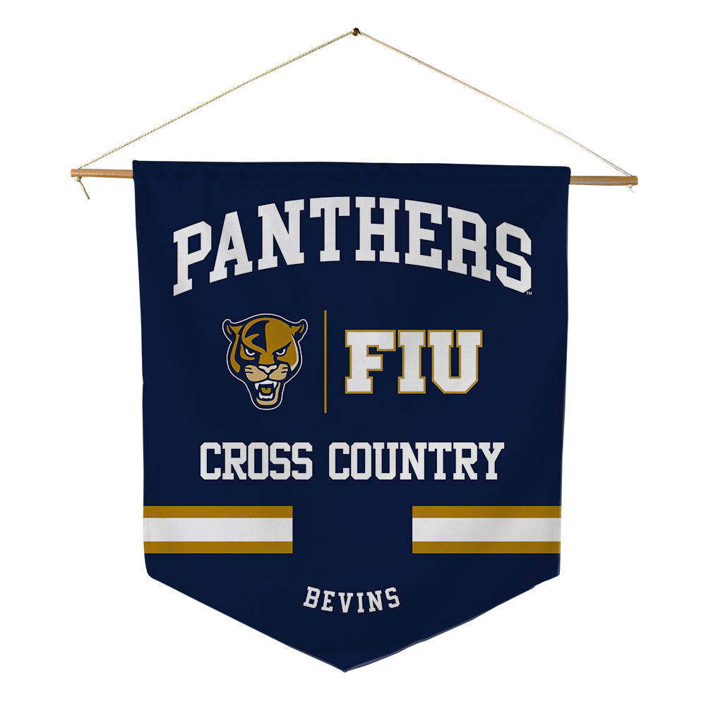 FIU - NCAA Men's Cross Country : Collin Bevins - Pennant - 18" x 21"-0
