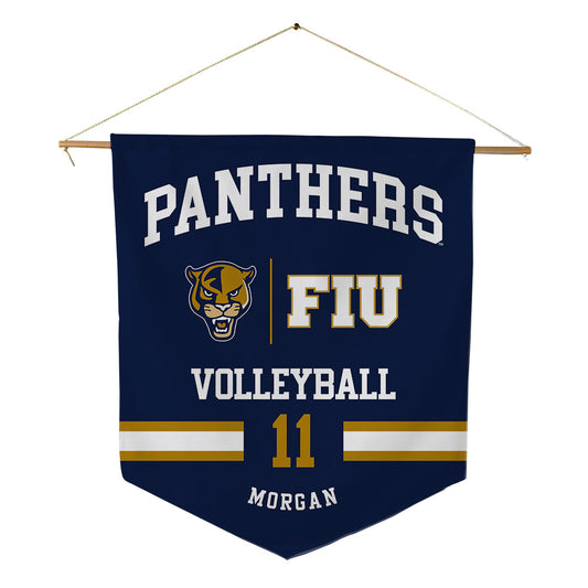 FIU - NCAA Women's Volleyball : Madison Morgan - Pennant - 18" x 21"-0