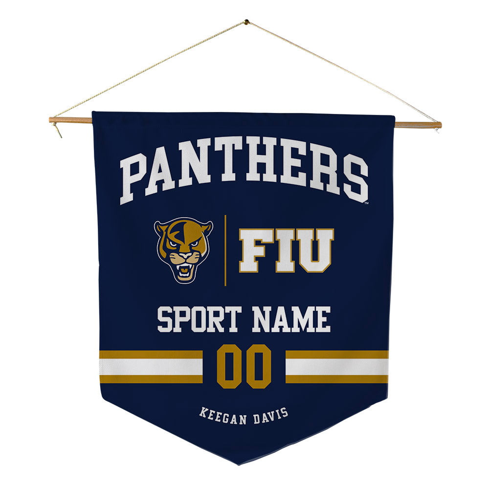 FIU - NCAA Football : Keegan Keegan Davis - Pennant - 18" x 21"-0