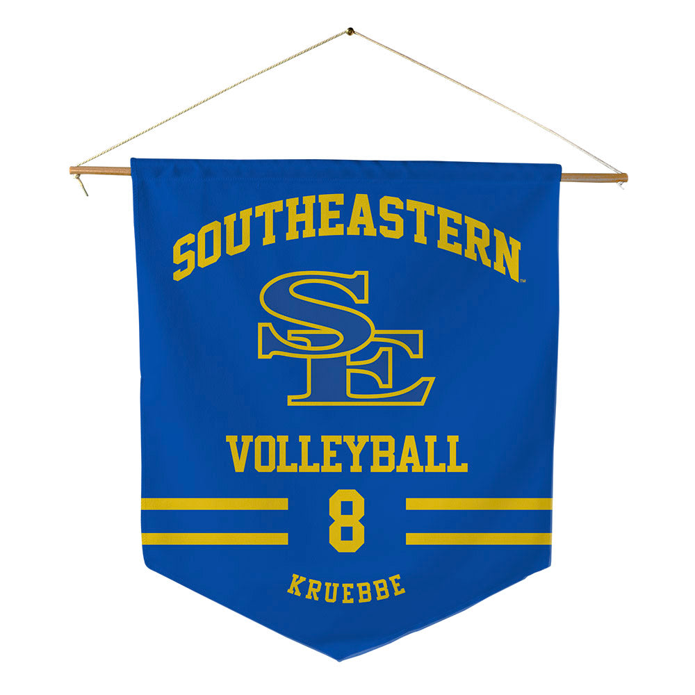 Southeastern - NCAA Women's Volleyball : Faith Kruebbe - Pennant - 18" x 21"-0