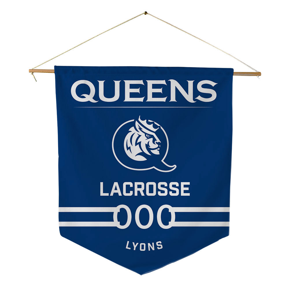 Queens - NCAA Women's Lacrosse : Taylor Lyons - Pennant - 18" x 21"-0