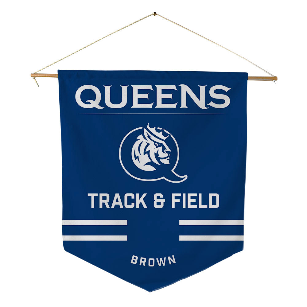Queens - NCAA Women's Track & Field : Jada Brown - Pennant - 18" x 21"-0
