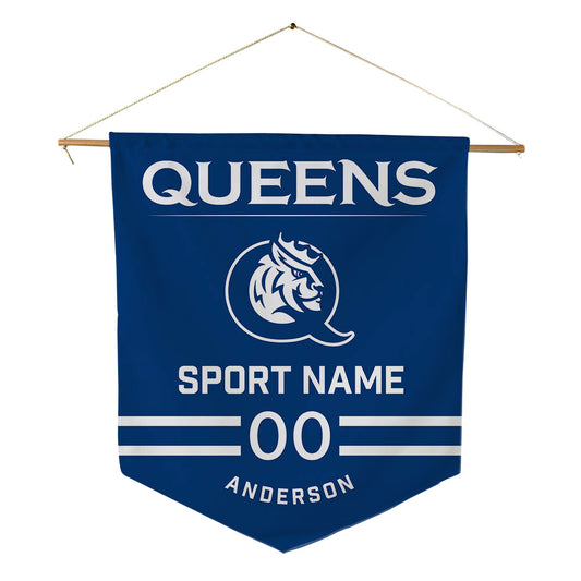 Queens - NCAA Men's Soccer : Jaiden Anderson - Pennant - 18" x 21"-0