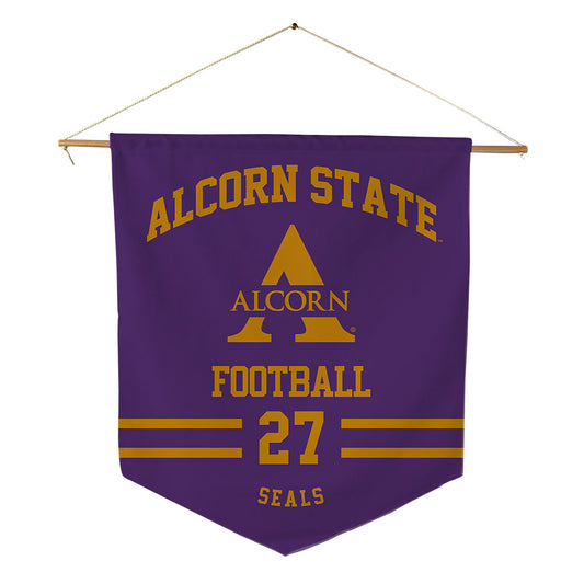 Alcorn - NCAA Football : TaRell Seals - Pennant - 18" x 21"-0