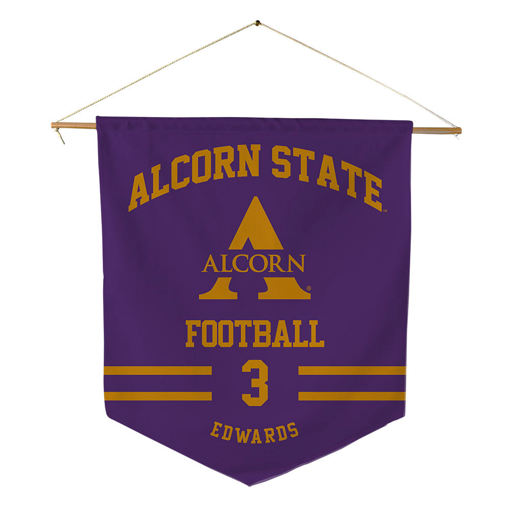 Alcorn - NCAA Football : Ste Edwards - Pennant - 18" x 21"-0