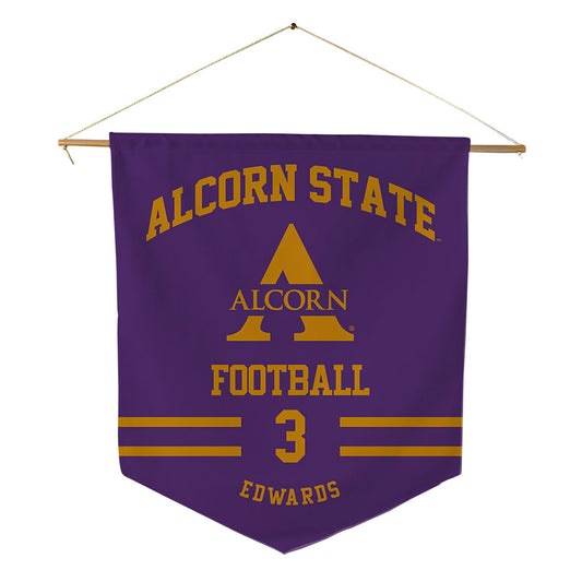 Alcorn - NCAA Football : Ste Edwards - Pennant - 18" x 21"-0