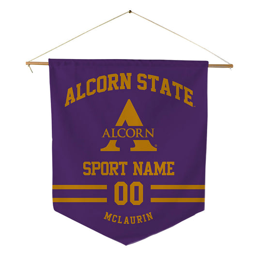 Alcorn - NCAA Football : Markel Mclaurin - Pennant - 18" x 21"-0