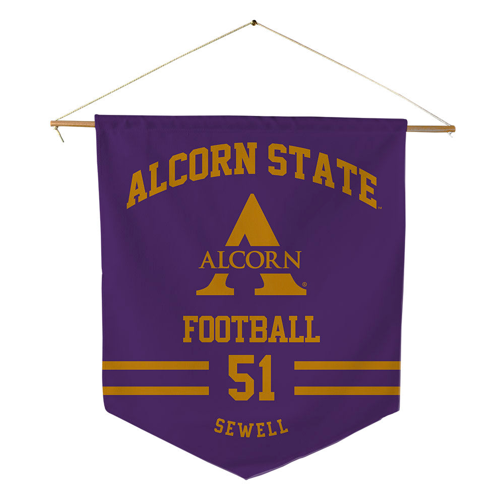 Alcorn - NCAA Football : Landen Sewell - Pennant - 18" x 21"-0