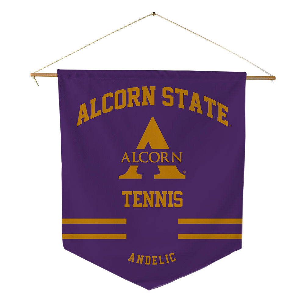 Alcorn - NCAA Women's Tennis : Matea Andelic - Pennant - 18" x 21"-0