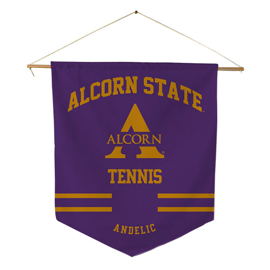 Alcorn - NCAA Women's Tennis : Matea Andelic - Pennant - 18" x 21"-0
