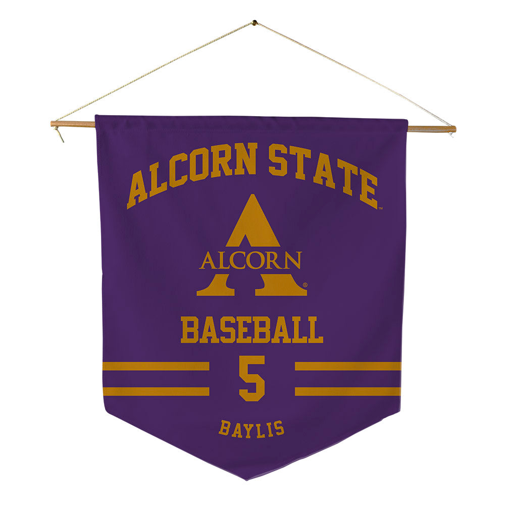 Alcorn - NCAA Baseball : Payton Baylis - Pennant - 18" x 21"-0