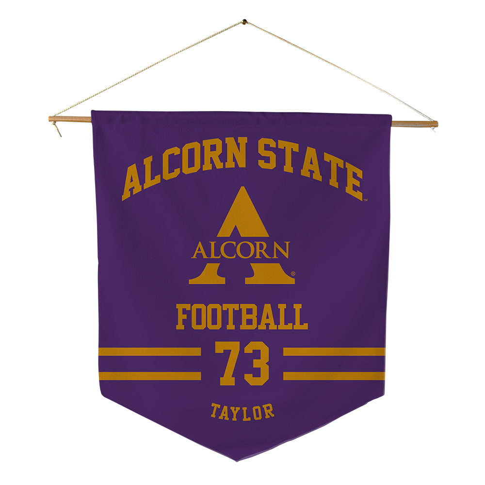 Alcorn - NCAA Football : SharDez Taylor - Pennant - 18" x 21"-0