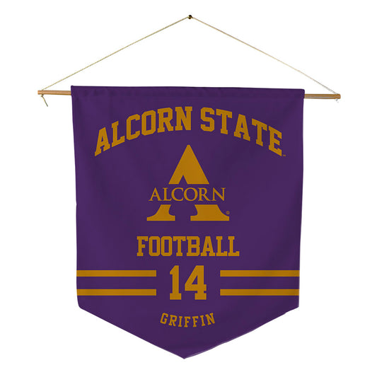 Alcorn - NCAA Football : Elijah Griffin - Pennant - 18" x 21"-0