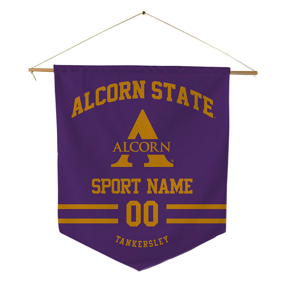 Alcorn - NCAA Men's Basketball : Marcus Tankersley - Pennant - 18" x 21"-0