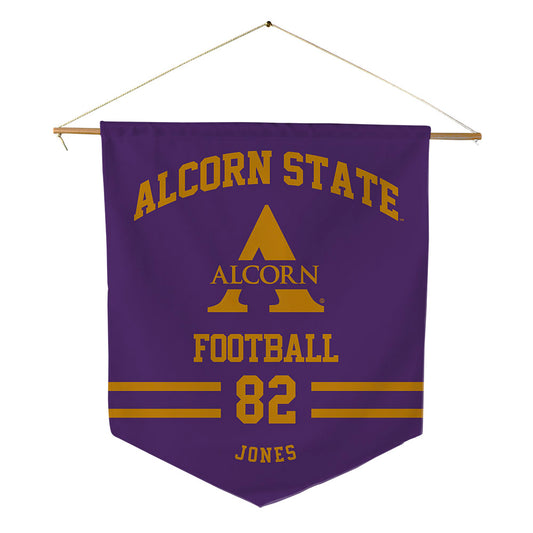 Alcorn - NCAA Football : Damien Jones - Pennant - 18" x 21"-0