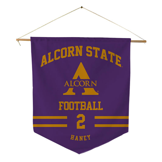 Alcorn - NCAA Football : Tayvion Haney - Pennant - 18" x 21"-0