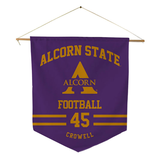 Alcorn - NCAA Football : Dillon Crowell - Pennant - 18" x 21"-0
