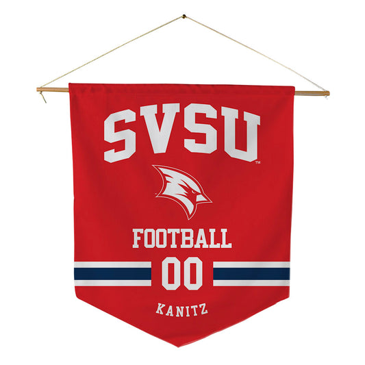 Saginaw Valley - NCAA Football : Corie Kanitz - Pennant - 18" x 21"-0