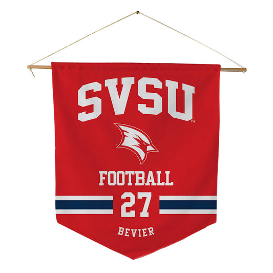 Saginaw Valley - NCAA Football : Jaden Bevier - Pennant - 18" x 21"-0