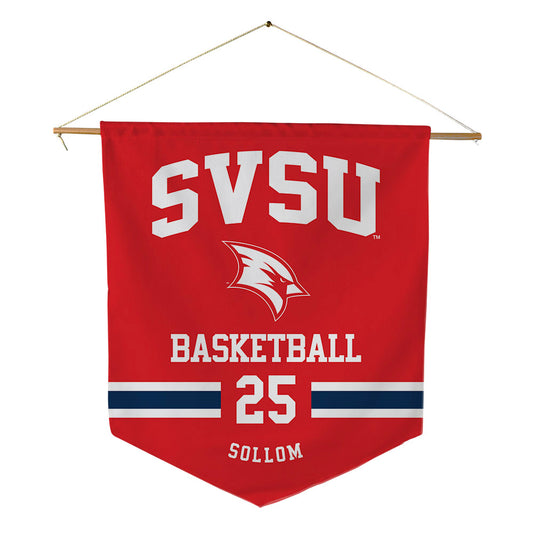 Saginaw Valley - NCAA Women's Basketball : Lauren Sollom - Pennant - 18" x 21"-0
