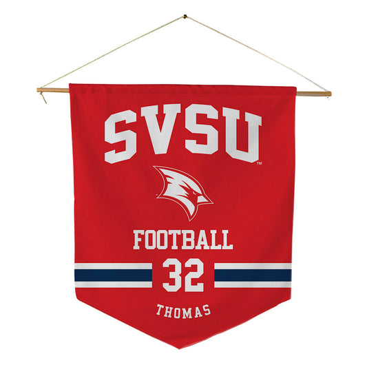 Saginaw Valley - NCAA Football : Jamil Thomas - Pennant - 18" x 21"-0