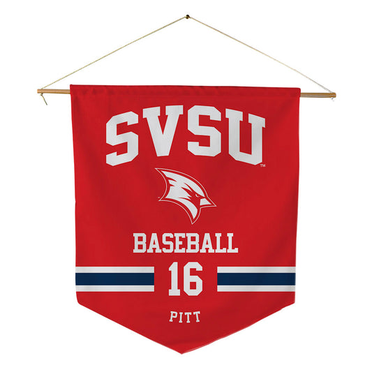 Saginaw Valley - NCAA Baseball : Jacob Pitt - Pennant - 18" x 21"-0