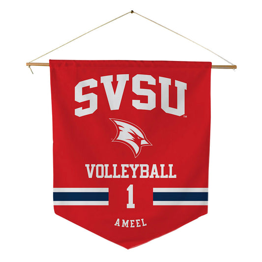 Saginaw Valley - NCAA Women's Volleyball : Trista Ameel - Pennant - 18" x 21"-0