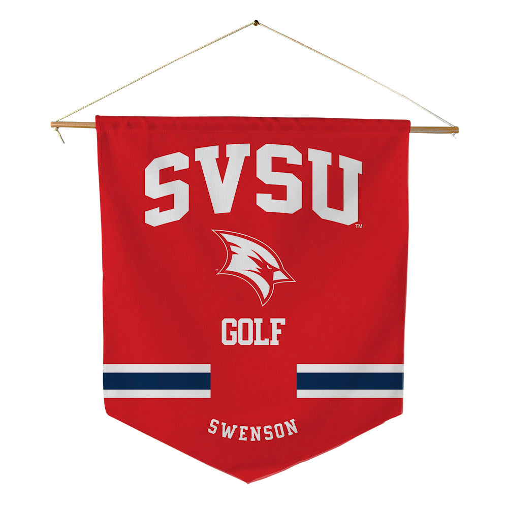 Saginaw Valley - NCAA Men's Golf : Ethan Swenson - Pennant - 18" x 21"-0