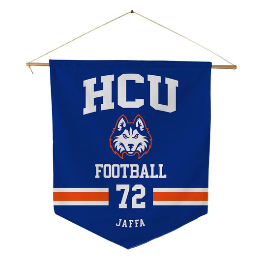 HCU - NCAA Football : Hashim Jaffa - Pennant - 18" x 21"-0