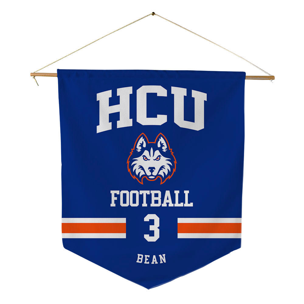 HCU - NCAA Football : Darius Bean - Pennant - 18" x 21"-0