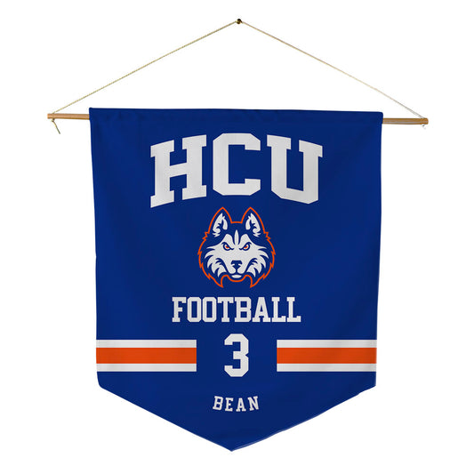 HCU - NCAA Football : Darius Bean - Pennant - 18" x 21"-0