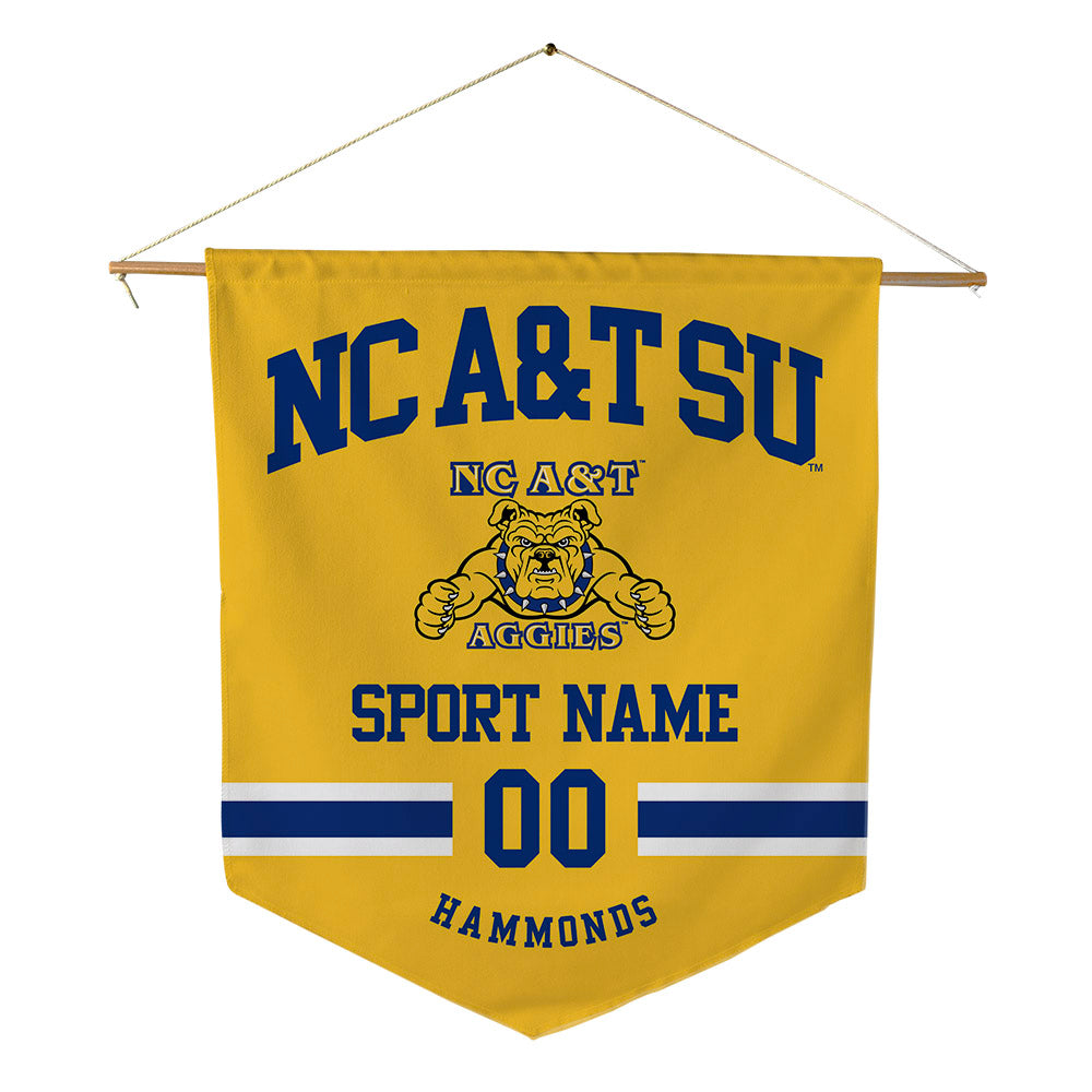 North Carolina A&T - NCAA Football : Tim Hammonds - Pennant - 18" x 21"-0