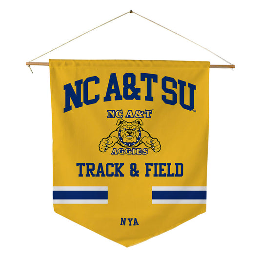 North Carolina A&T - NCAA Men's Track & Field : Brandon Nya - Pennant - 18" x 21"-0