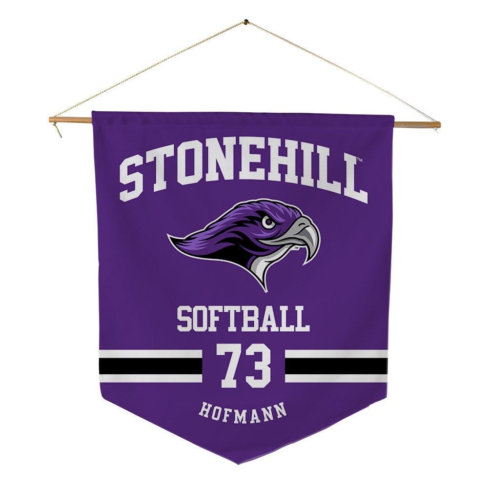 Stonehill - NCAA Softball : Piper Hofmann - Pennant - 18" x 21"-0