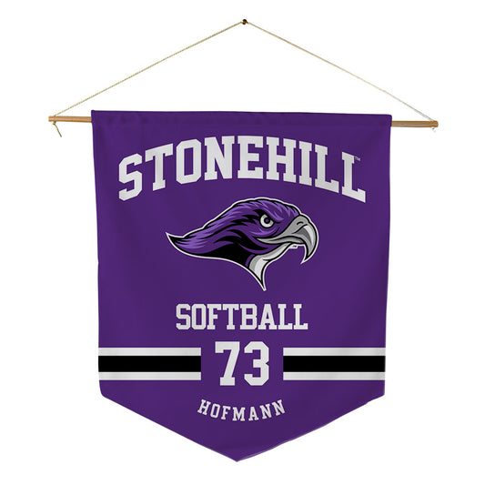 Stonehill - NCAA Softball : Piper Hofmann - Pennant - 18" x 21"-0